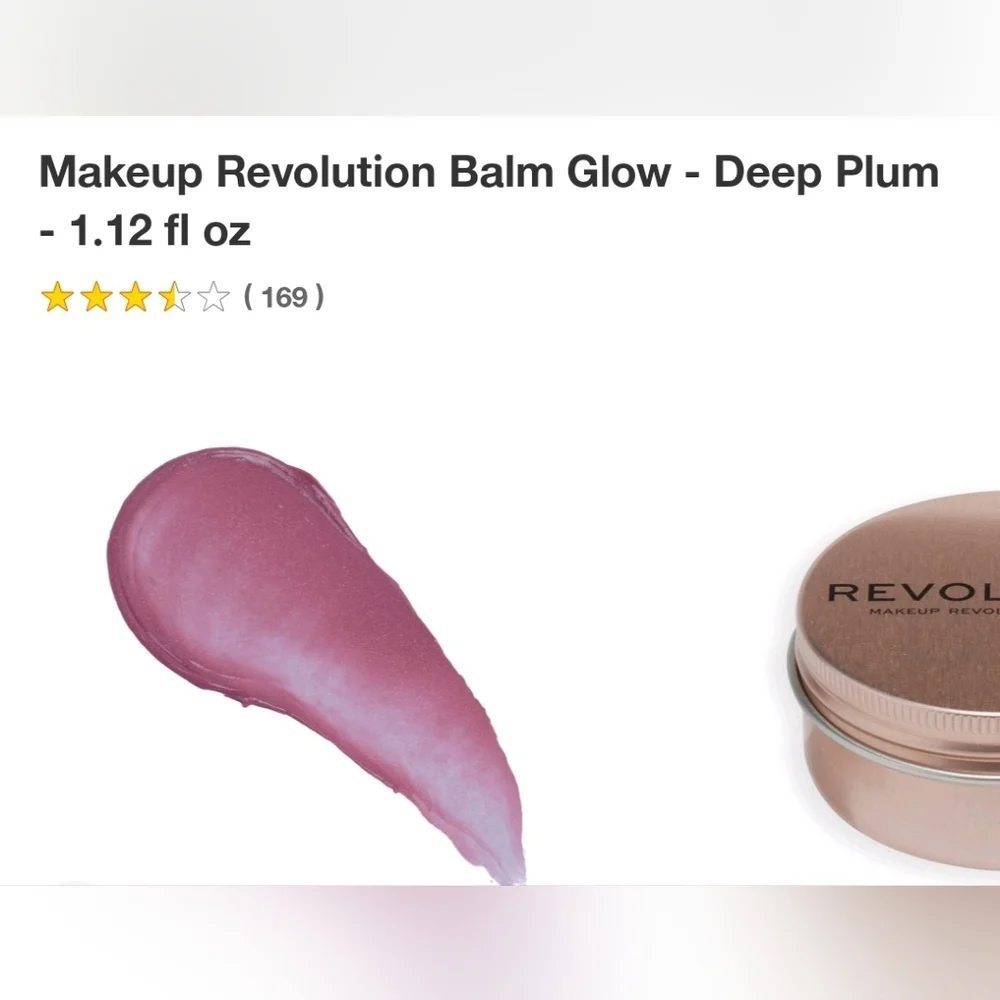 New makeup revolution balm glow Deep‎ Plum